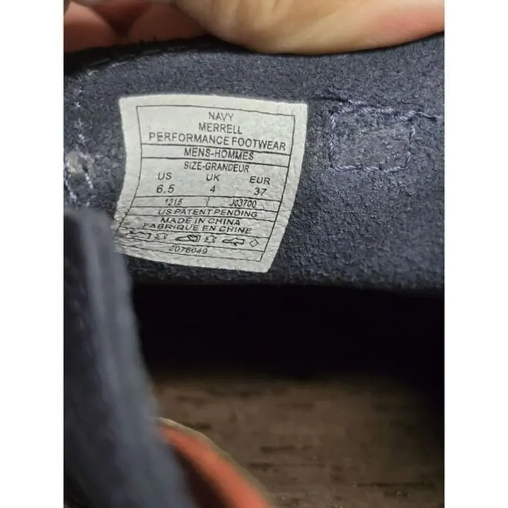 Men's Merrell Select Move Navy Blue Slip-On‎ Shoes Size 6.5